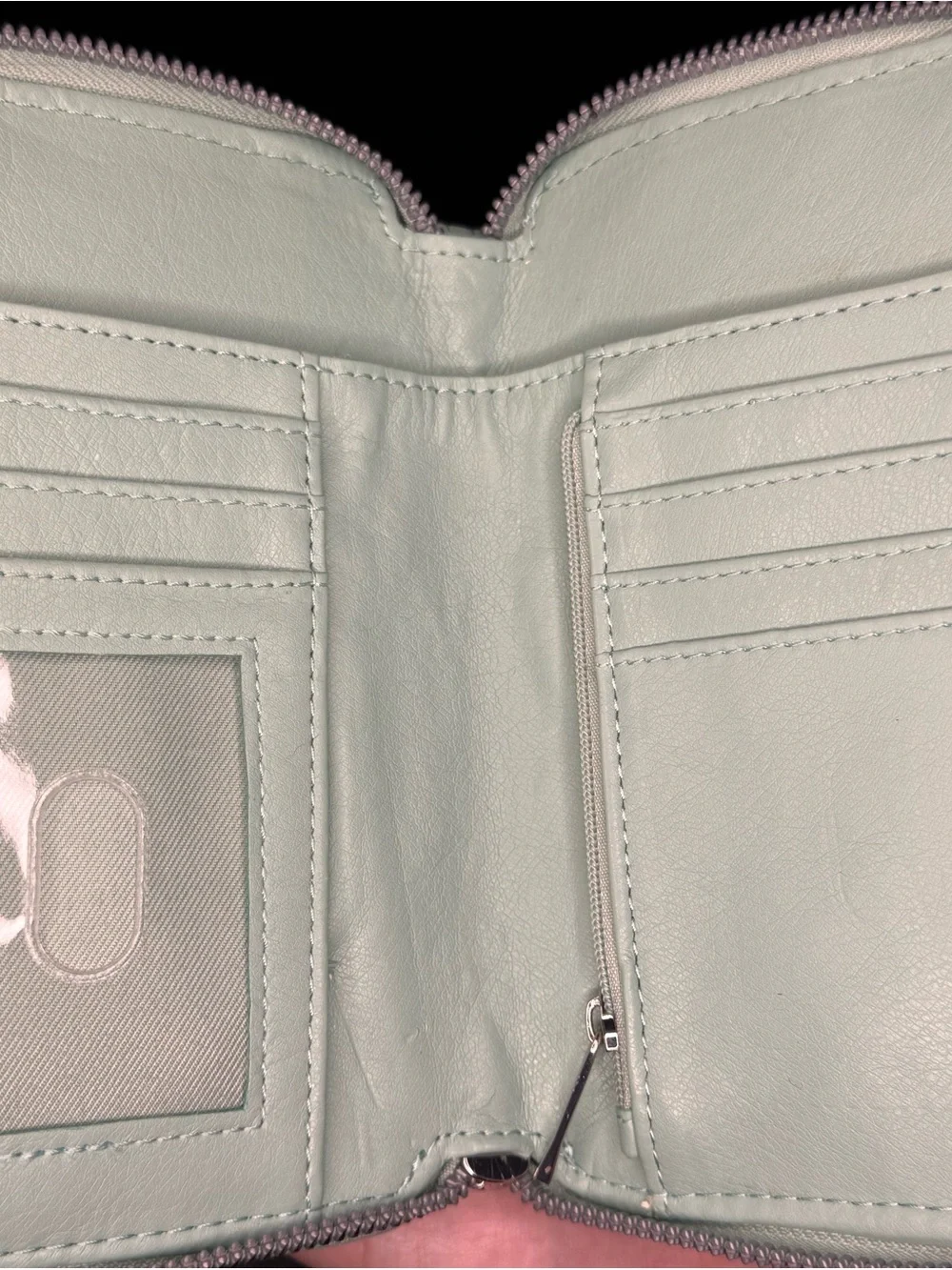 RFID Crossbody Phone Wallet Mint Green Cell Phone Purse Organizer Card Holder